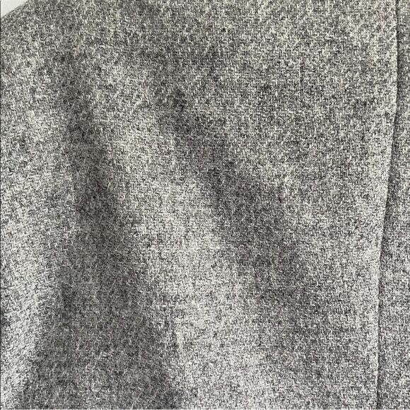 HARRIS TWEED Vintage Hand Woven Scotland Wool Sport Coat Jacket Blazer Grey 46L - Picture 4 of 8
